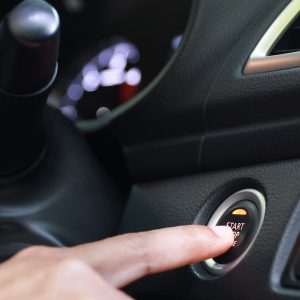 Push-button start vehicle